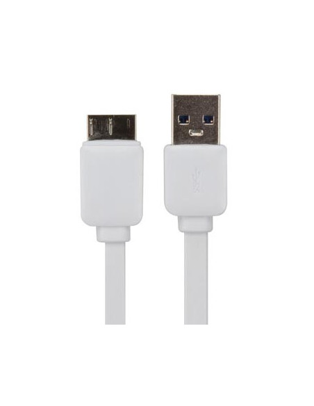 Cabo USB 3.0 para micro-USB 3.0 Branco 1m