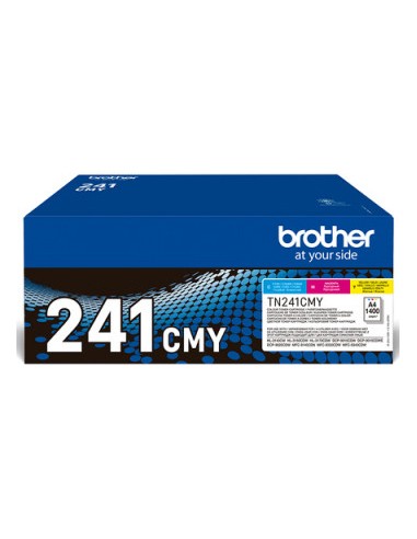 Pack Toners Brother TN241CMY 4200 Pág.