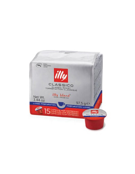 Café Cápsulas MPS ILLY Longo 15un