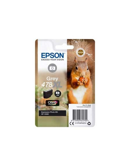 Tinteiro Expression Photo HD XP15000 Nº478XL Cinzento