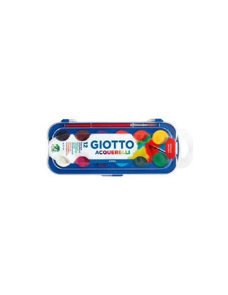 Aguarelas Giotto Cores Sortidas 23mm Cx 12