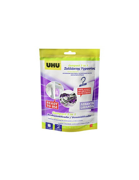 Desumidificador Compacto Lavanda UHU 100g