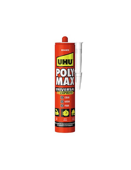 Cola e Veda Poly Max Universal Express Branco UHU 425g