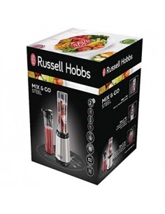 Liquidificador RUSSELL HOBBS Mix Go Steel 2 Garrafas 600ml