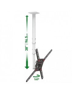 Suporte Teto TV 29"a 65" Telescopio Inclinável Giratório