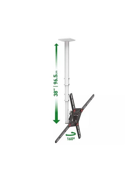 Suporte Teto TV 29"a 65" Telescopio Inclinável Giratório