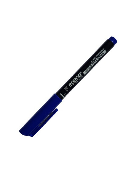 Marcador Perm. Fino (CD/Acetatos) Epene Azul-1un