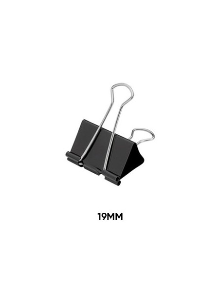 Molas para Papeis 19mm SmartD Cx 12un
