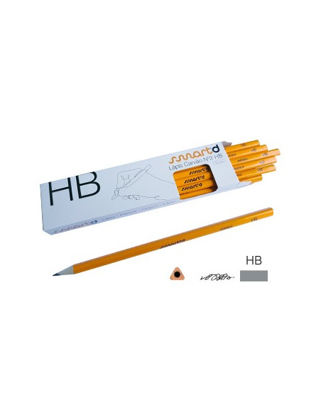 Lapis Carvao Nº2-HB Triangular SmartD Cx 12un