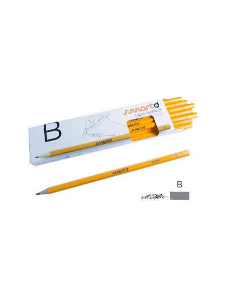 Lapis Grafite B SmartD Cx 12un