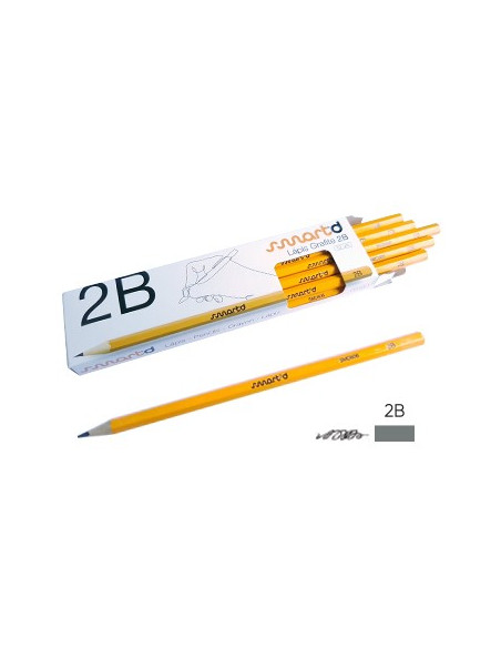 Lapis Grafite 2B SmartD Cx 12un