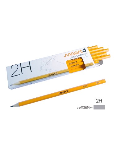 Lapis Grafite 2H SmartD Cx 12un