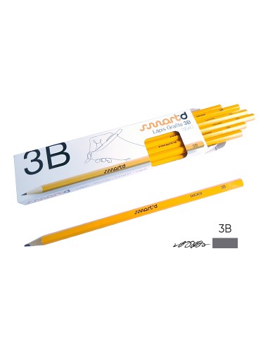 Lapis Grafite 3B SmartD Cx 12un