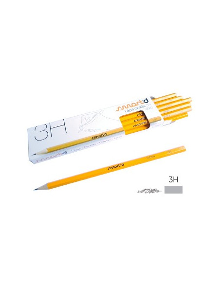 Lapis Grafite 3H SmartD Cx 12un