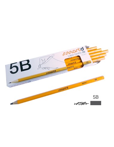 Lapis Grafite 5B SmartD Cx 12un