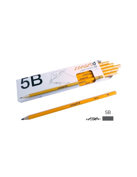 Lapis Grafite 5B SmartD Cx 12un
