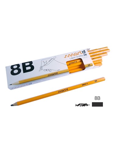 Lapis Grafite 8B SmartD Cx 12un