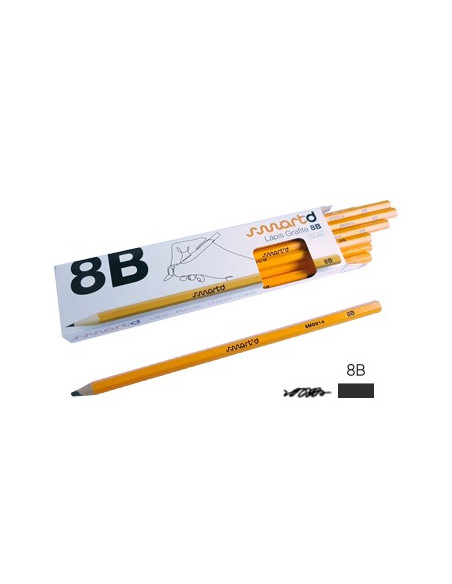 Lapis Grafite 8B SmartD Cx 12un
