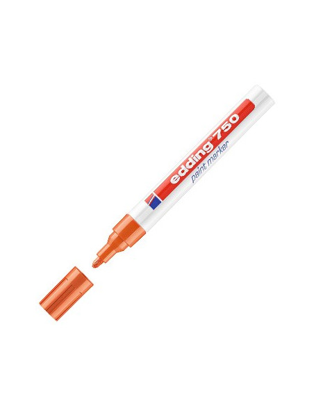 Marcador Grosso Edding 750 Laranja 1 unid
