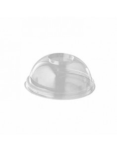 Tampa Copo PLA Transparente 4,5cm 100un