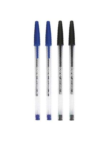 Esferografica Ball Point 1,0 Epene Blister 2xPreto+2xAzul