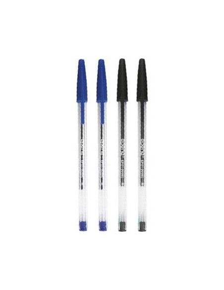 Esferografica Ball Point 1,0 Epene Blister 2xPreto+2xAzul