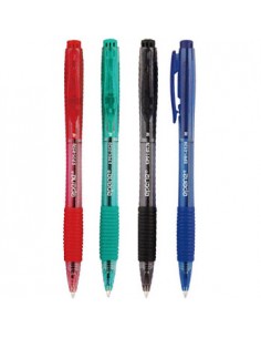 Esferografica Ball Point 1,0 Epene Retractil Blister 4 Cores