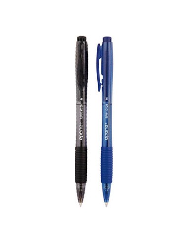 Esferografica Ball Point 1,0 Epene Retractil 2xPreto+2xAzul