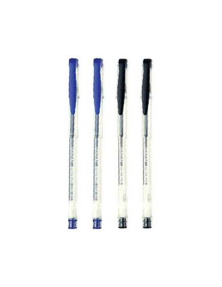 Esferografica Gel 0,5 Epene EP08-0011C 2xPreto+2xAzul