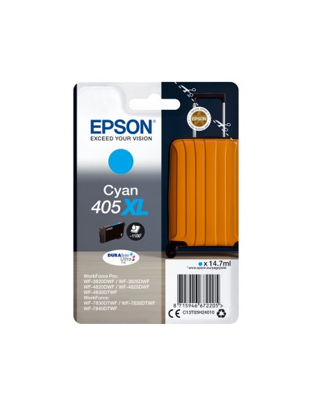 Tinteiro WorkForce Pro WF3800/WF4800 Nº405XL Azul