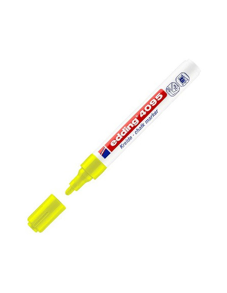 Marcador Edding 4095 Amarelo Fluorescente 1un