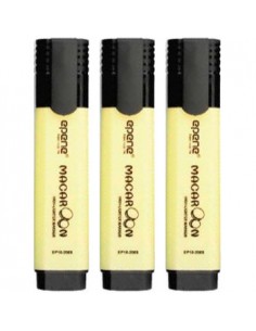 Marcador Fluorescente Epene EP10-2009 Pastel Amarelo 3un
