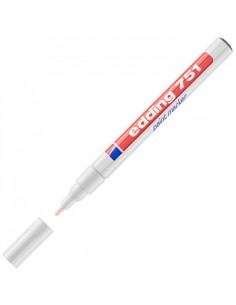 Marcador Permanente Edding 751 Branco 1un