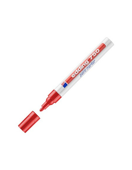 Marcador Grosso Edding 750 Vermelho 1un