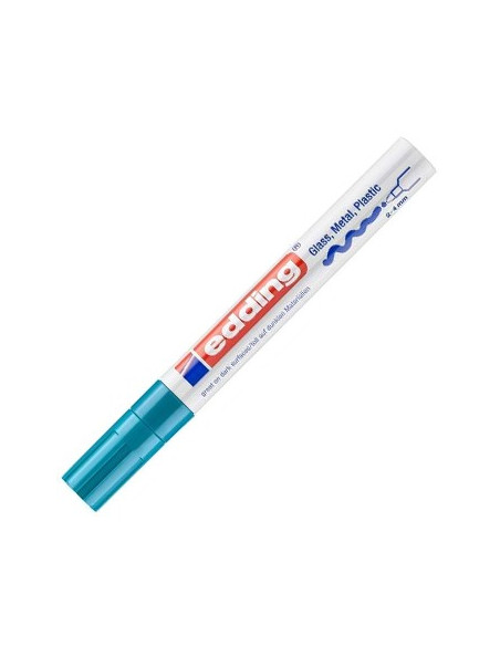 Marcador Grosso Edding 750 Azul Claro 1un