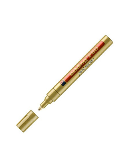 Marcador Grosso Edding 750 Ouro 1un