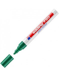 Marcador Grosso Edding 750 Verde 1un