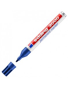 Marcador Grosso Edding 3000 Azul 1un