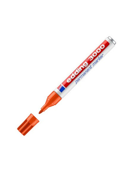 Marcador Grosso Edding 3000 Laranja 1un