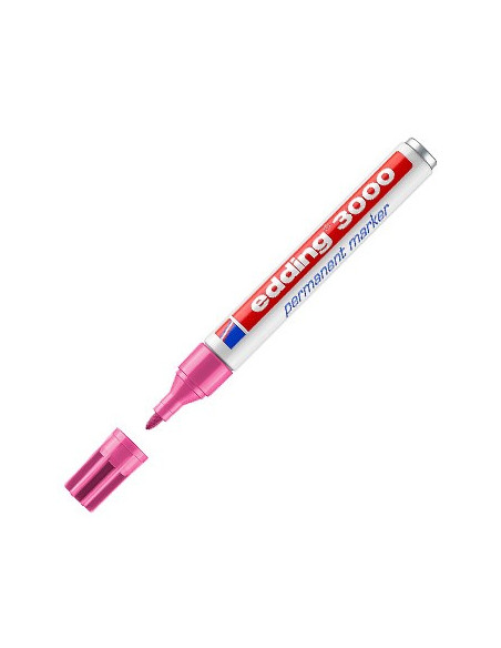 Marcador Grosso Edding 3000 Rosa 1un