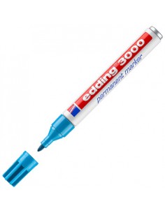 Marcador Grosso Edding 3000 Azul Claro 1un
