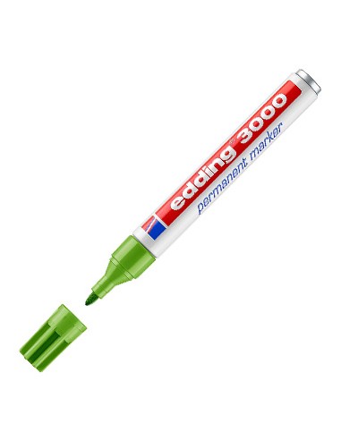 Marcador Grosso Edding 3000 Verde Claro 1un