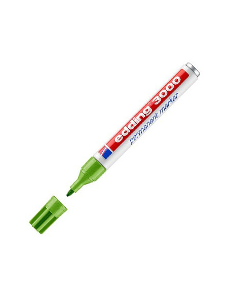 Marcador Grosso Edding 3000 Verde Claro 1un