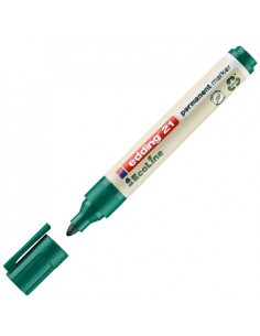 Marcador Permanente Grosso Edding e-21 Ecoline Verde 1un