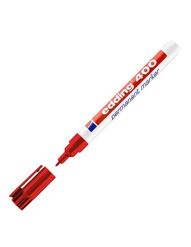 Marcador Medio Edding 400 Vermelho 1un