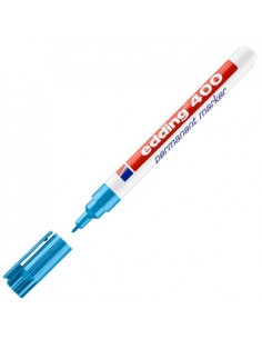 Marcador Medio Edding 400 Azul Claro 1un