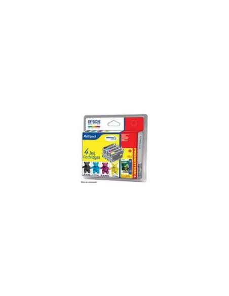 Pack Tinteiros 4 Cores Epson Stylus D68/D88/DX3800/4200/4800