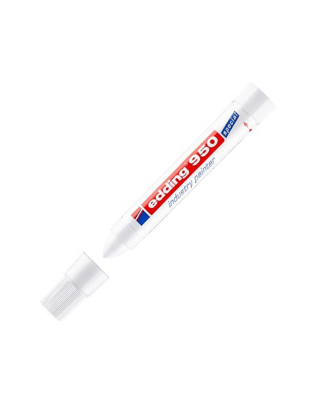 Marcador Permanente Edding 950 Branco 1un