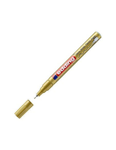 Marcador Permanente Edding 780 Ouro 1un