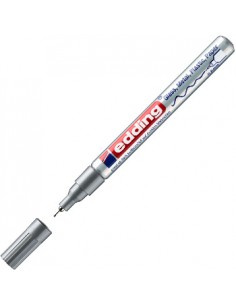 Marcador Permanente Edding 780 Prata 1un